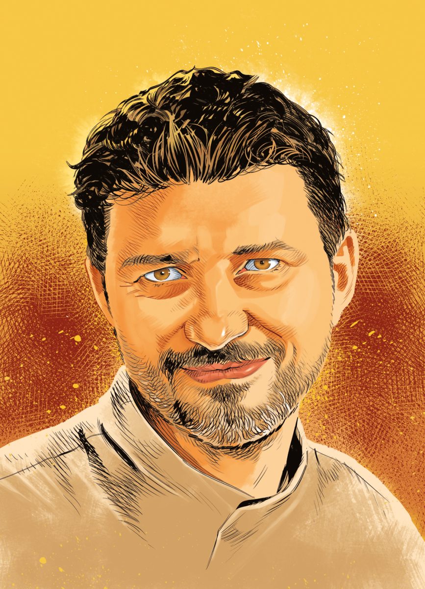 Ritratto dello chef Alberto Gipponi