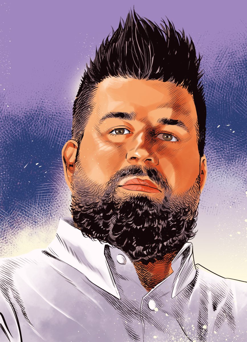 Ritratto dello chef Davide De Pra