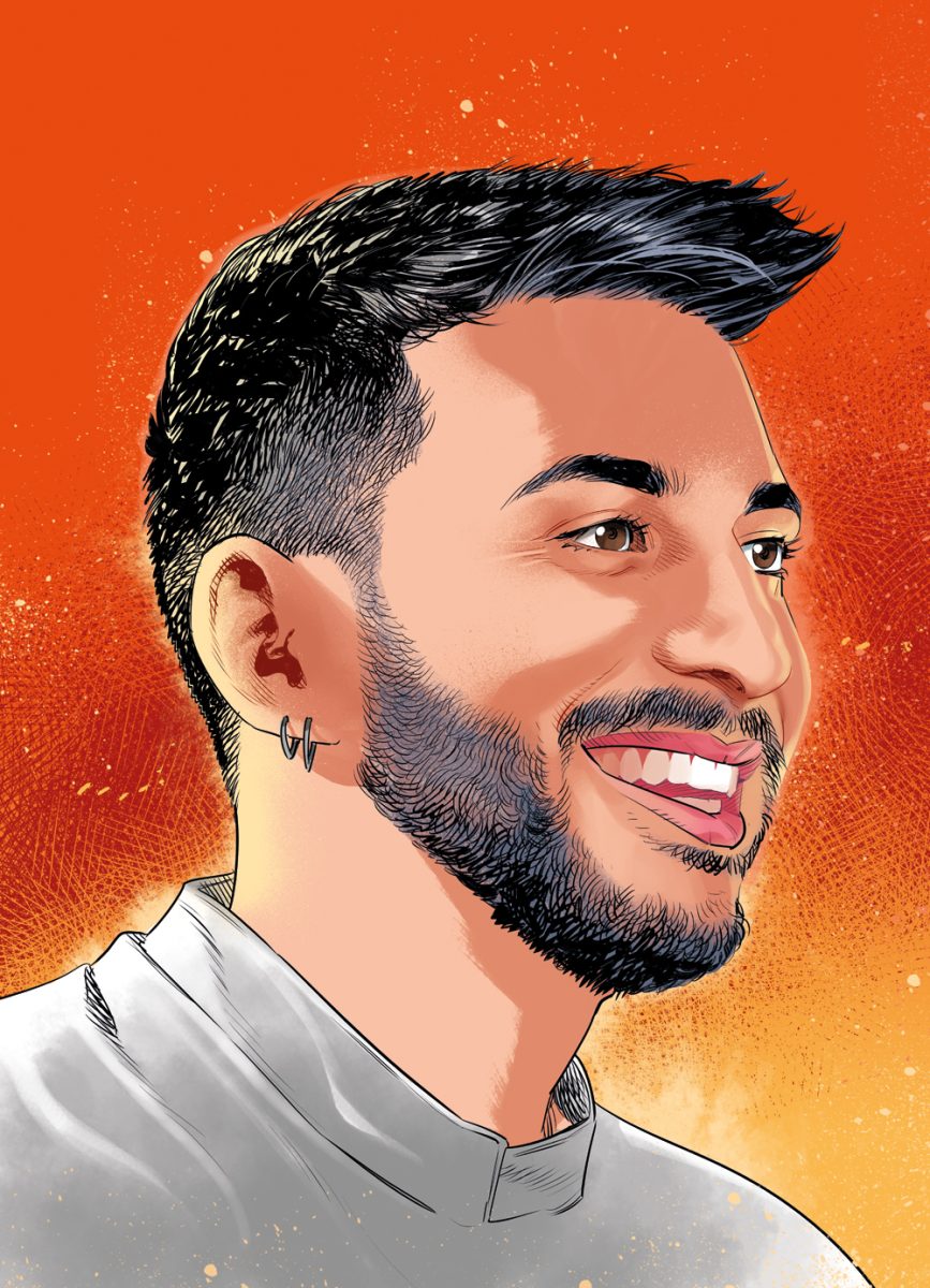 Ritratto dello chef Davide Marzullo