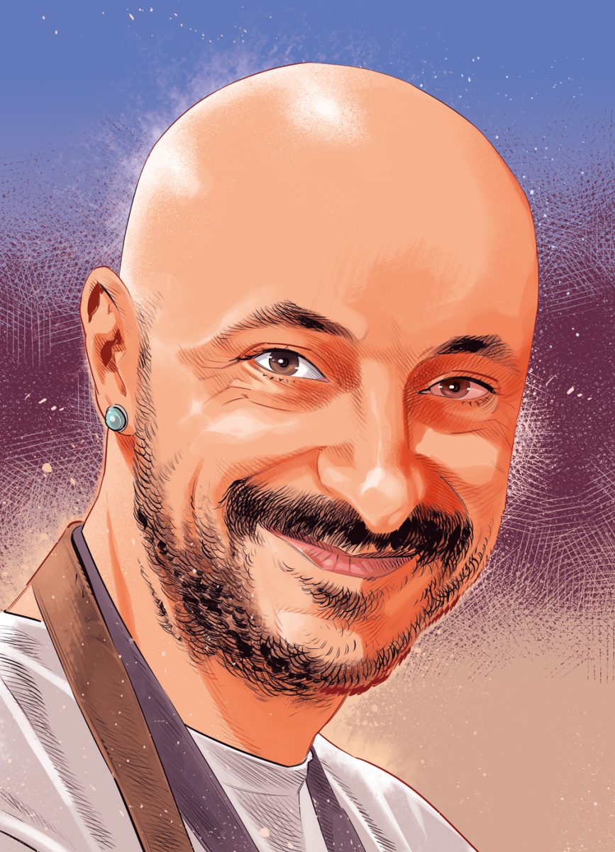 Ritratto dello chef Diego Rossi