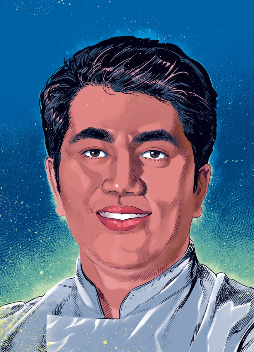 Ritratto dello chef Himanshu Saini
