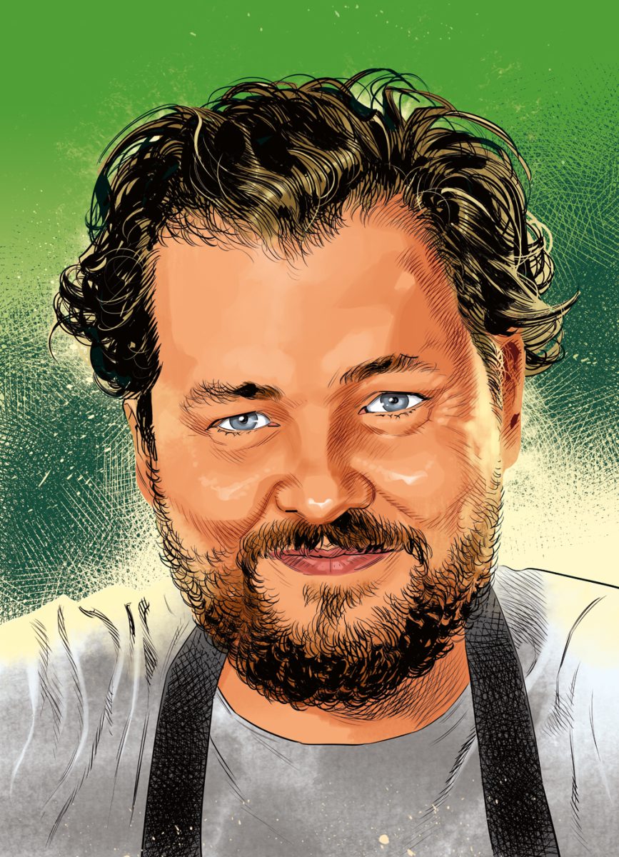 Ritratto dello chef João Rodrigues