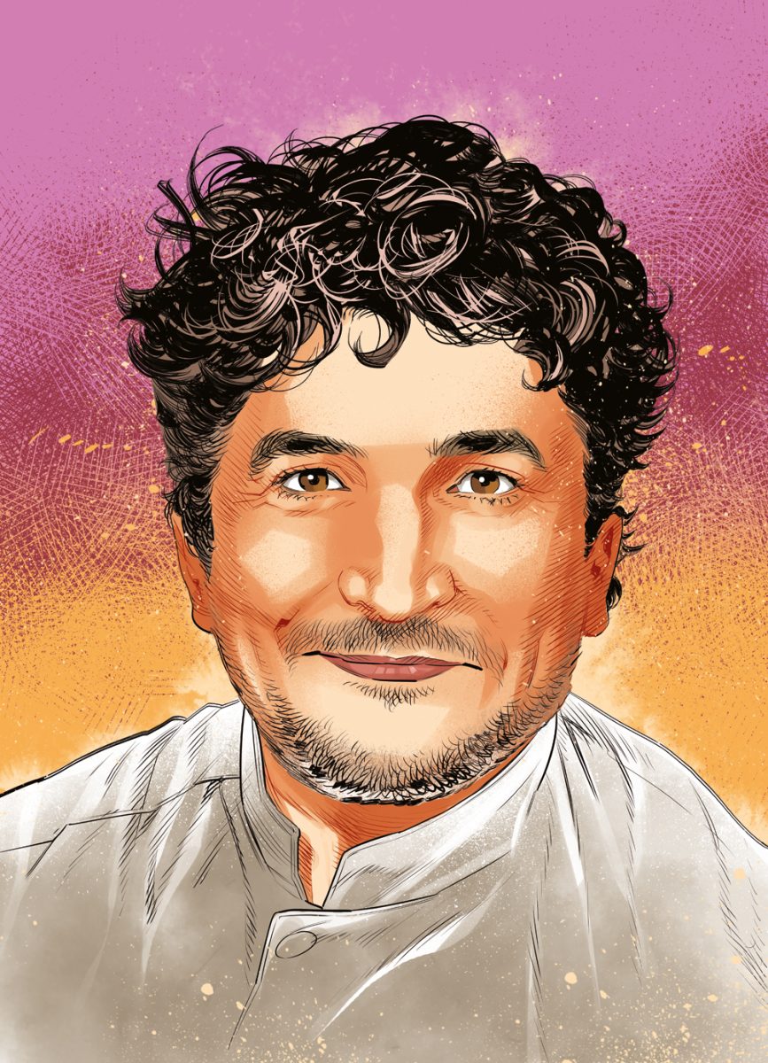 Ritratto dello chef Mauro Colagreco