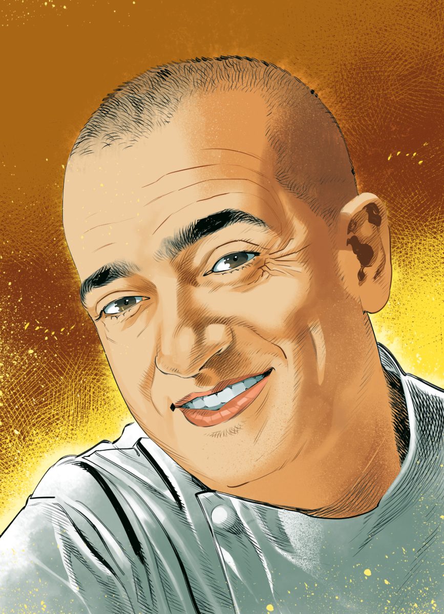 Ritratto dello chef Pino Cuttaia