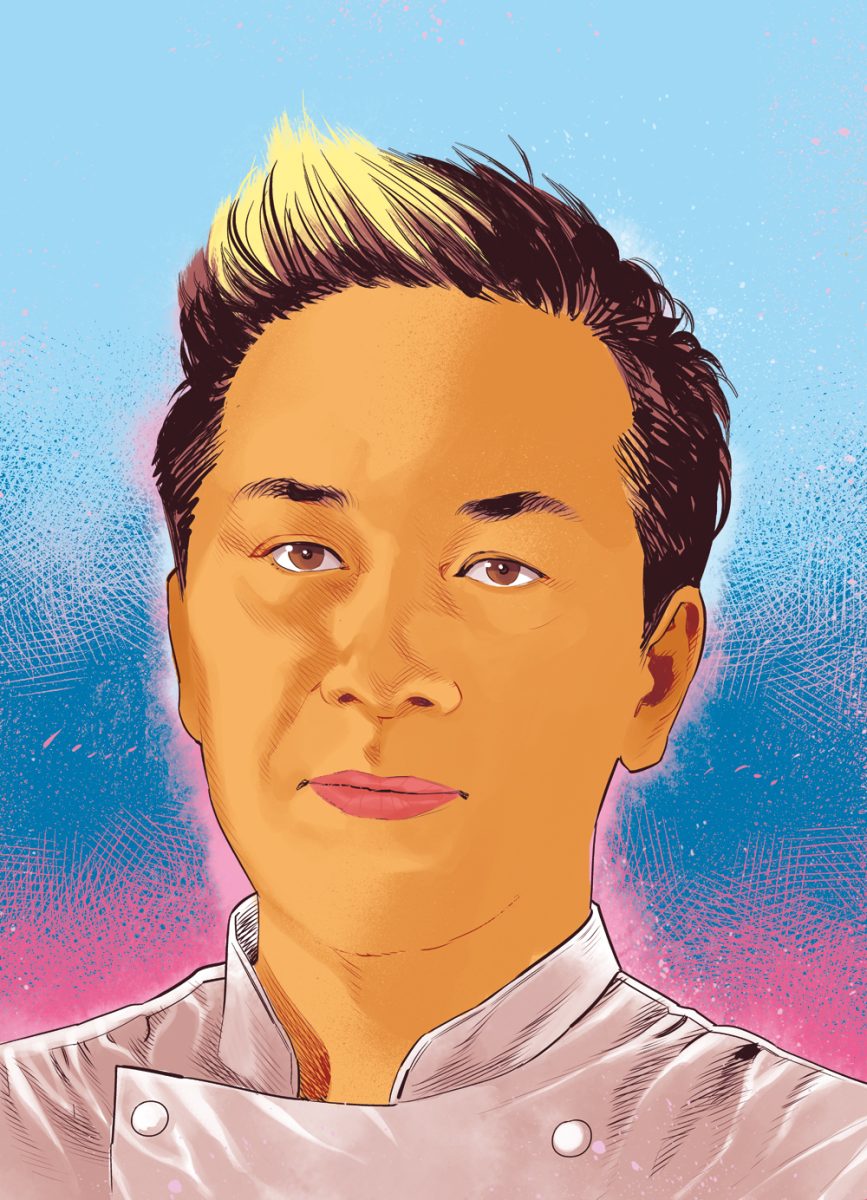 Ritratto dello chef Takahiko Kondo