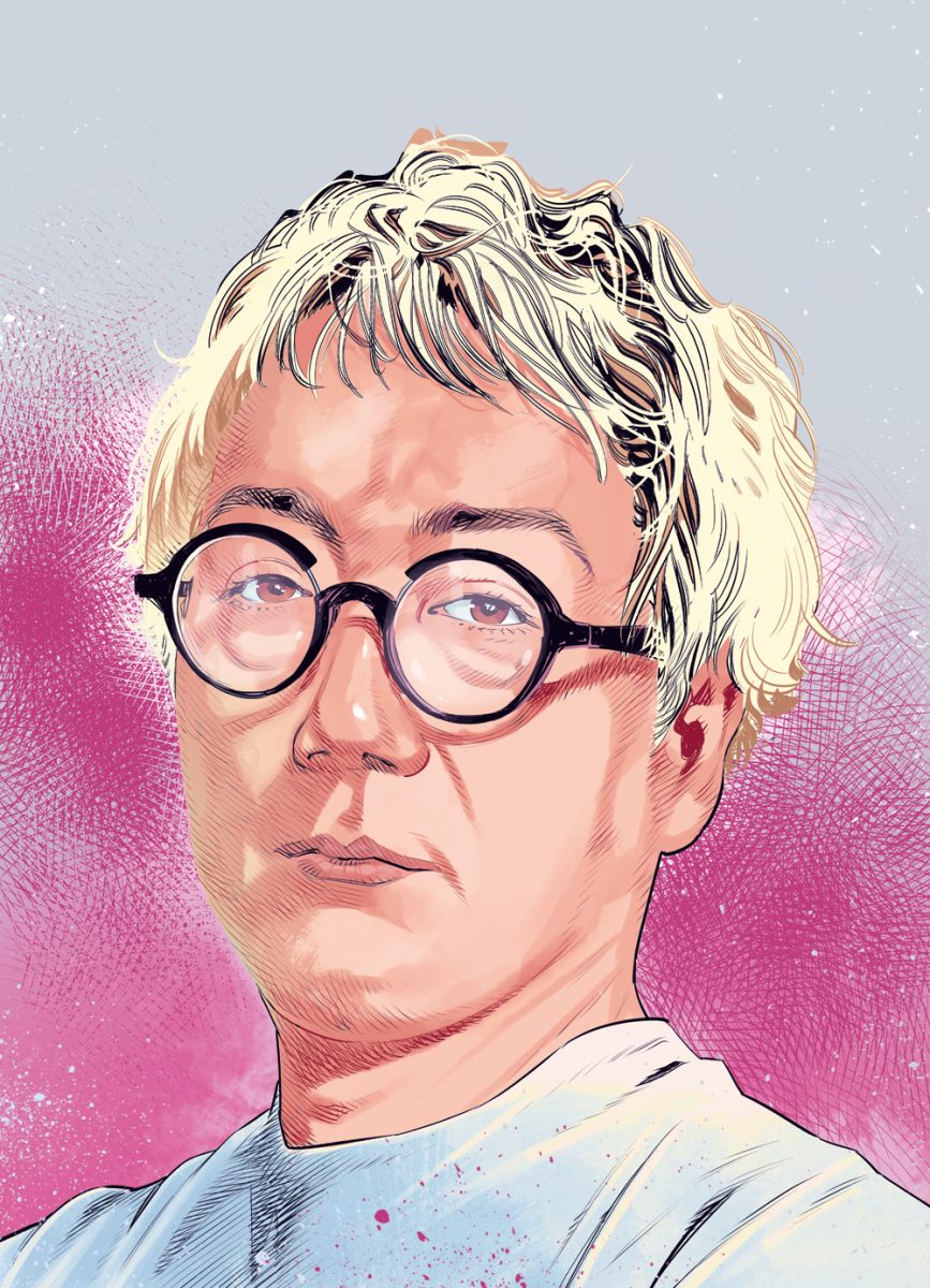 Ritratto dello chef Yoji Tokuyoshi